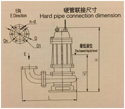 大東海泵業(yè)JYWQ泵外形尺寸圖