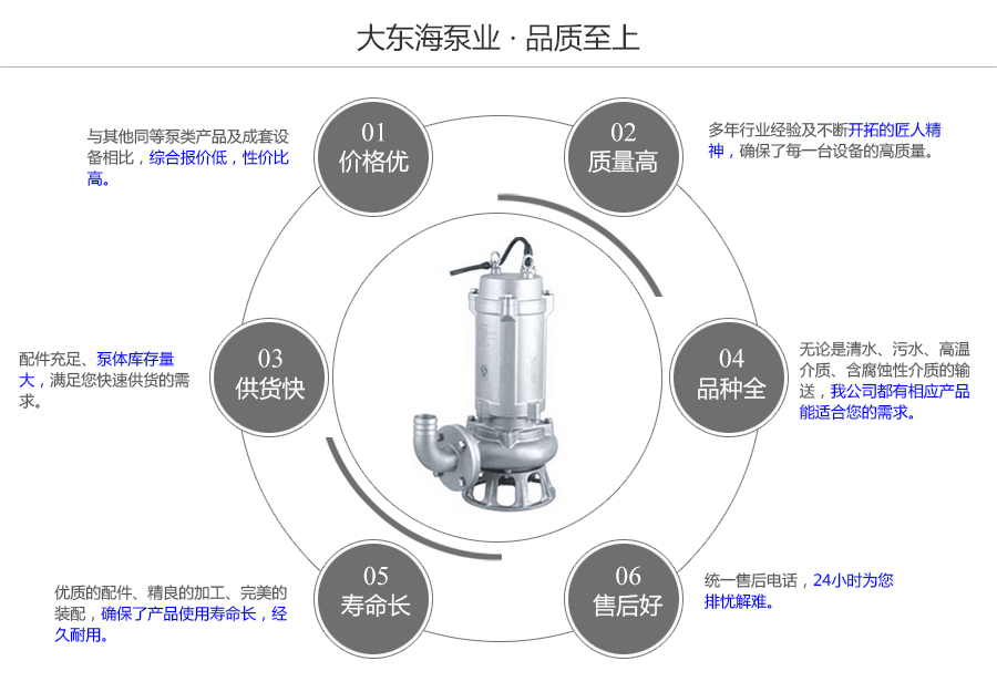 大東海泵業(yè)不銹鋼排污泵質量保證圖